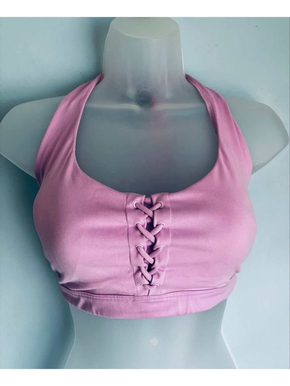Victoria's Secret Bralette XL Purple Coquette Strappy Back NWOT